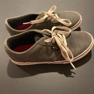 Dark Grey Tie-Up Vans